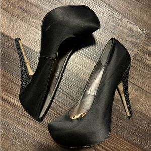 Elegant Black High Heel Women's Shoes